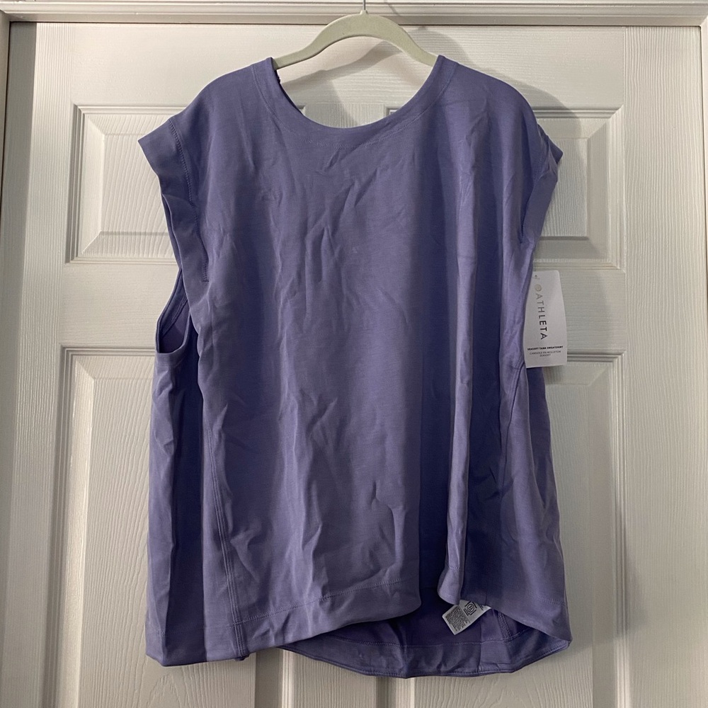 Athleta Lavender Muscle Tee